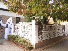 Szeged, halloween, dekoráció, újszeged, házak
